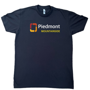 T-Shirt with Piedmont Mountainside and their logo printed on it.